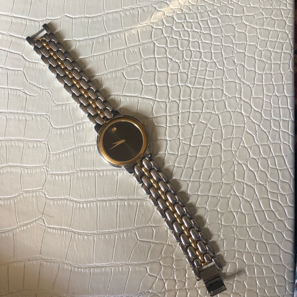 Movado Accessories - MOVADO Silver & Gold Watch